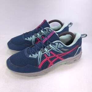 Asics Gel-Venture 8 Athletic Running Shoes Womens Size 9.5 1012B231 Navy Blue